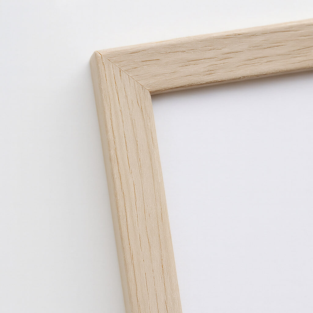 Light oak frame - Narrow (15 mm) - 18x24 cm