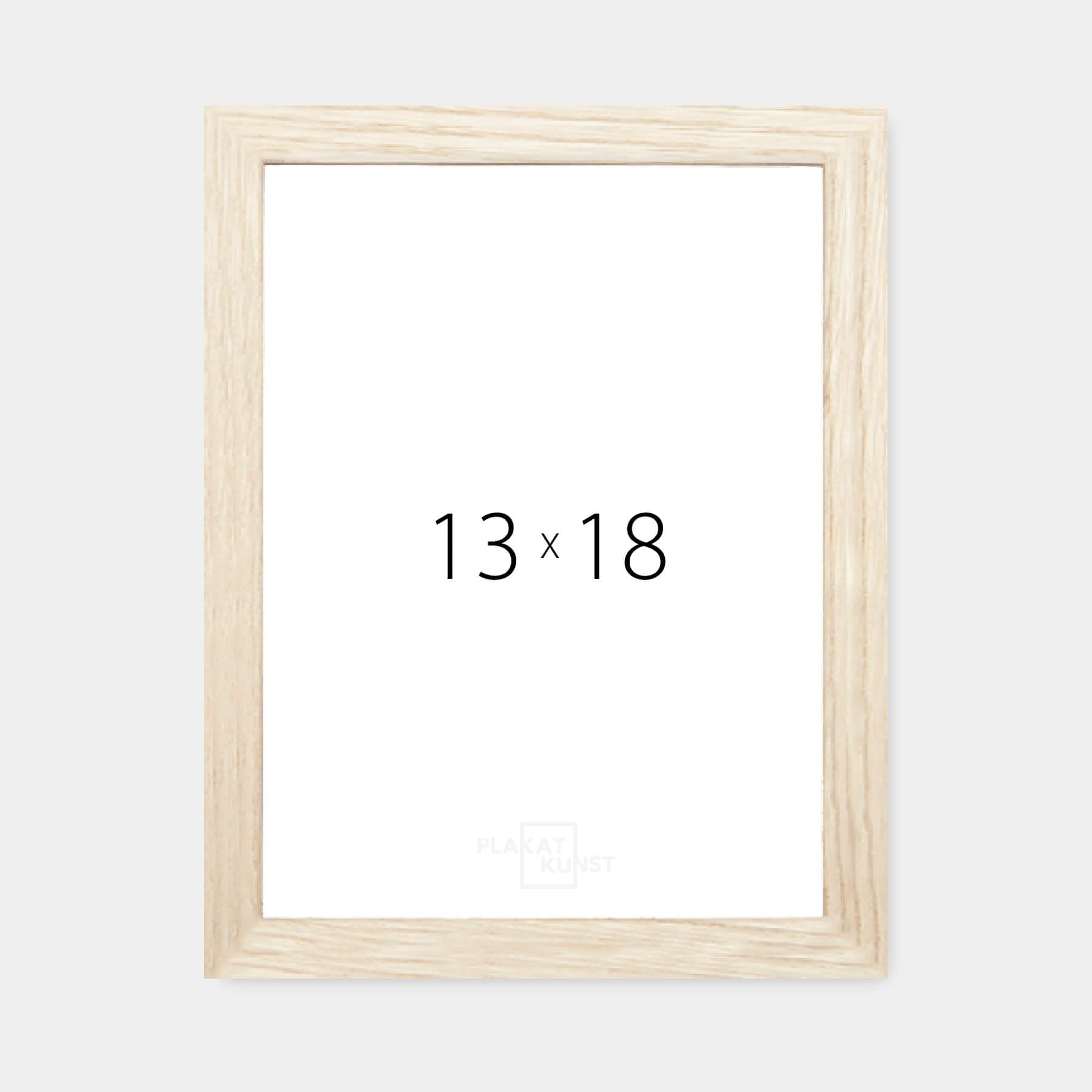 Light oak frame - Narrow (15 mm) - 13x18 cm