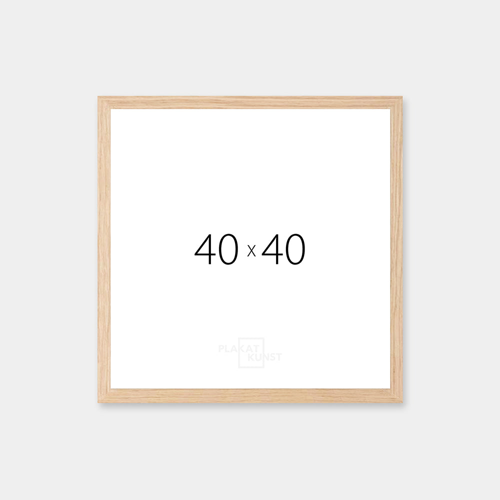 Solid oak frame - Wide (20 mm) - 40x40 cm