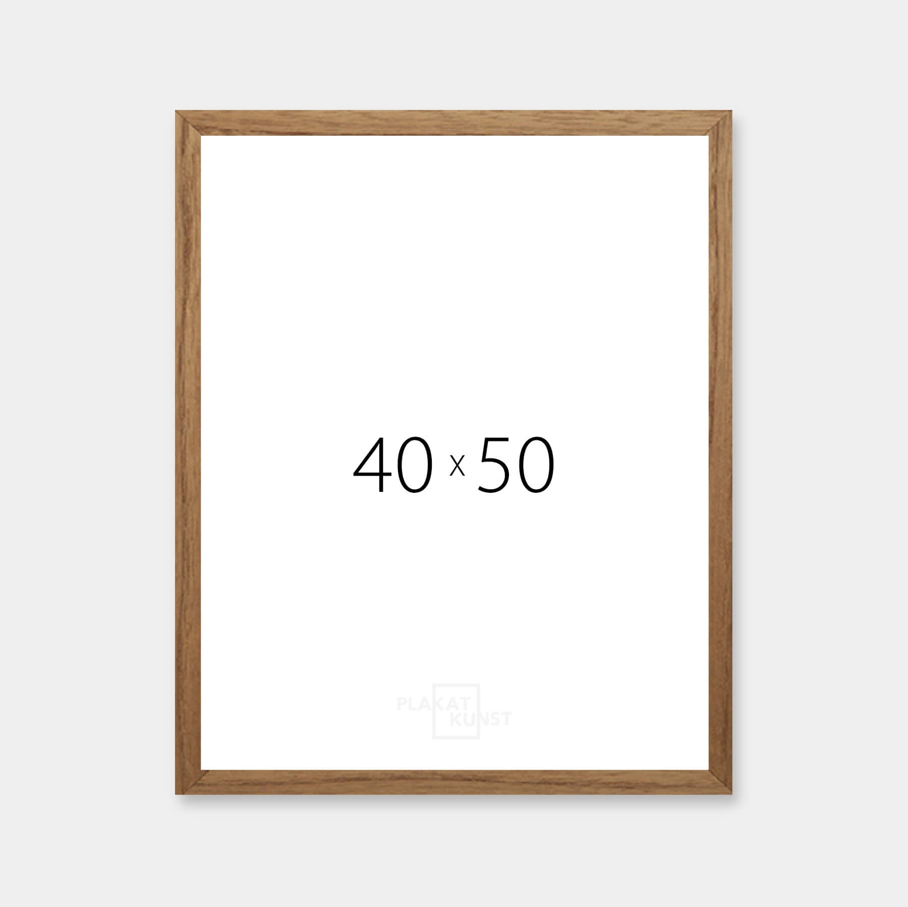 Dark oak frame - Wide (20 mm) - 40x50 cm