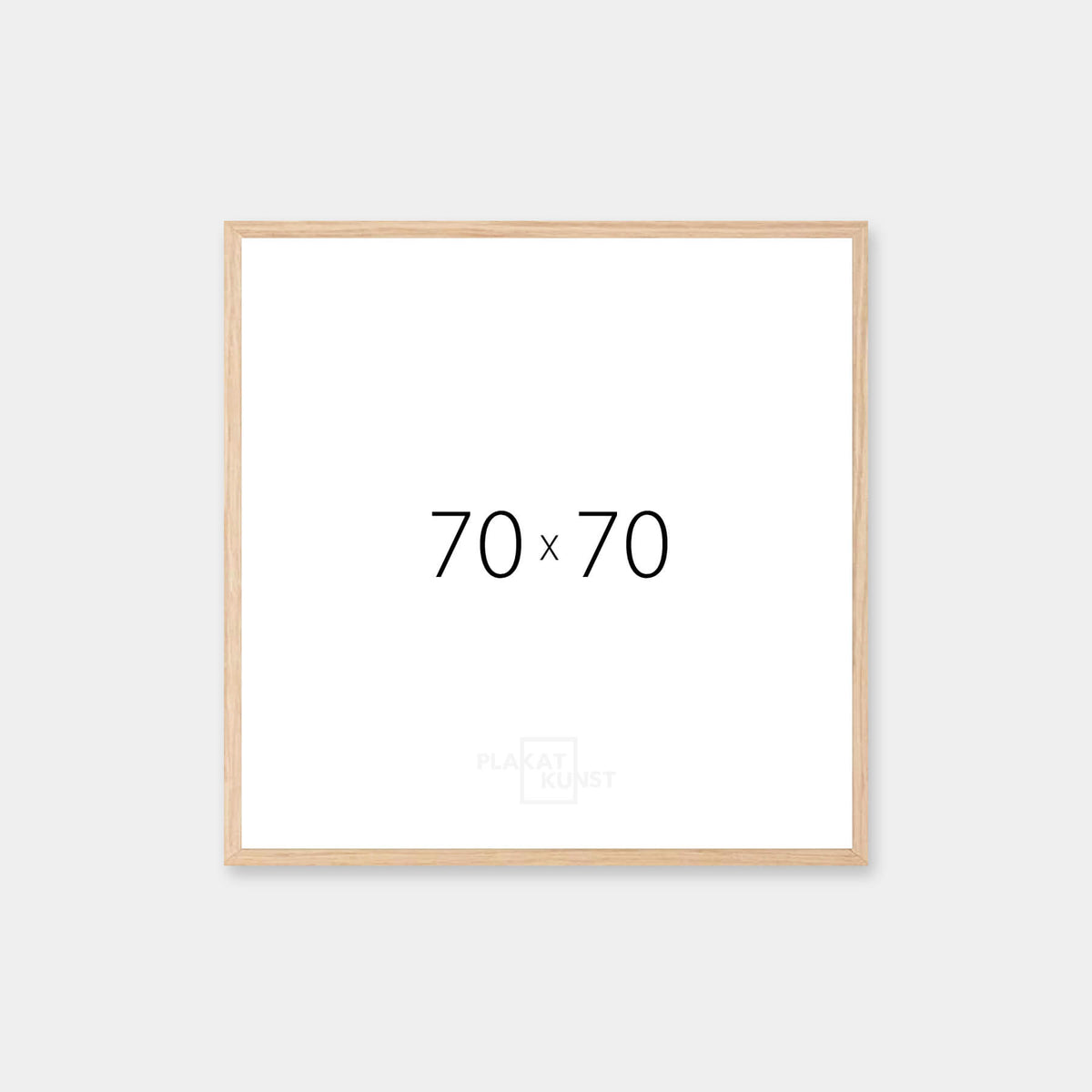 Solid oak picture frame