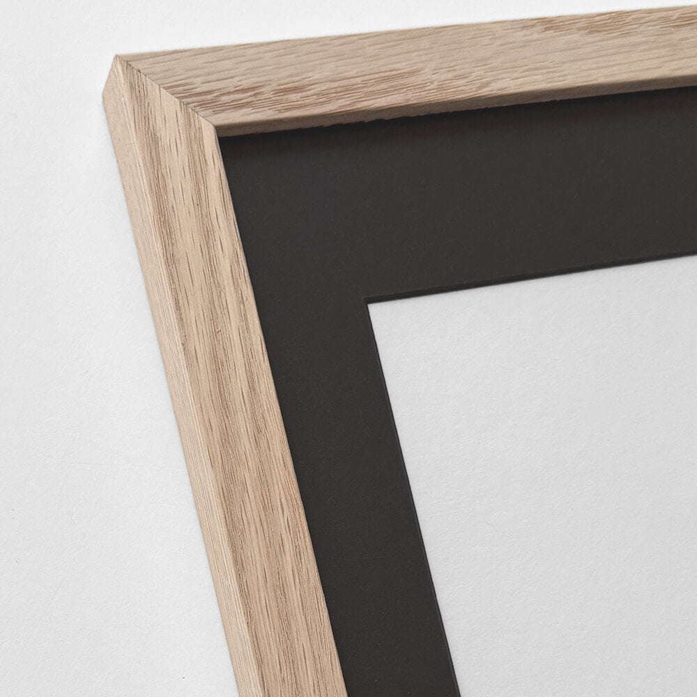 Massiv egetræsramme - Bred (20 mm) - 60x80 cm-PlakatKunst