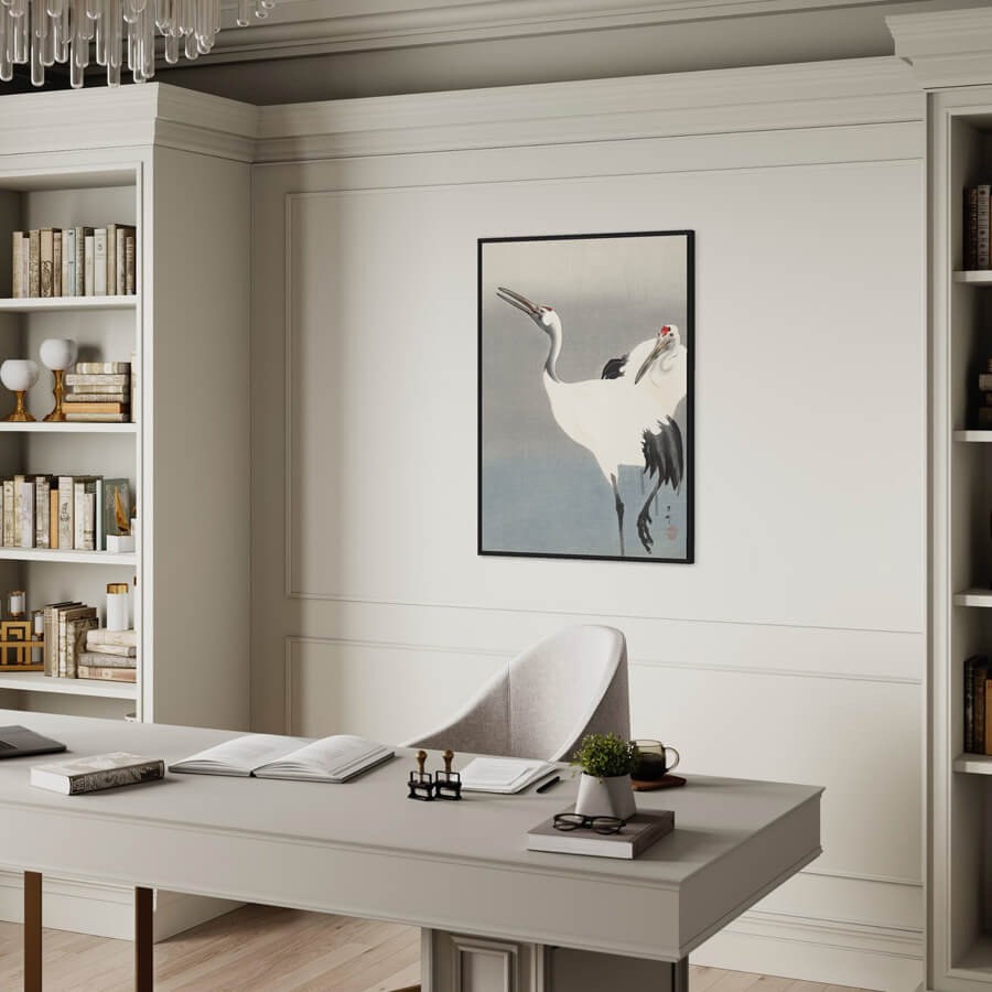 Black aluminum frame - Narrow (9 mm) - 60×80 cm