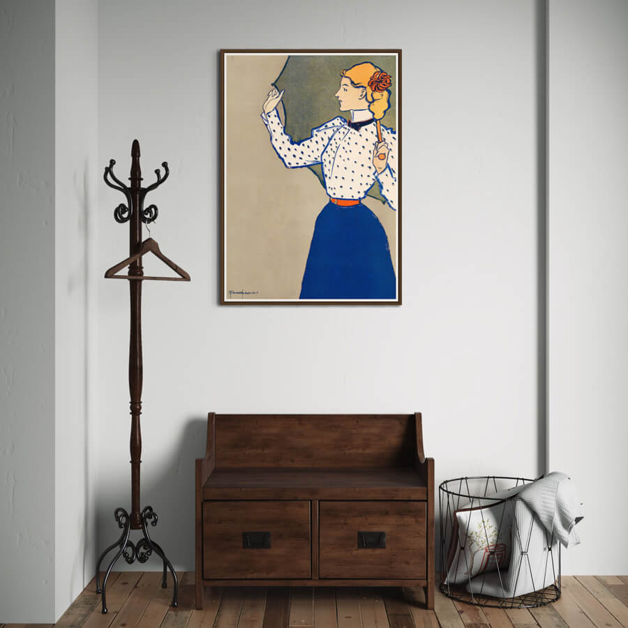 Woman holding umbrella