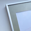 Matte silver aluminum frame - Narrow (9 mm) - A3 (30×42 cm)