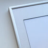 Matte silver aluminum frame - Narrow (9 mm) - A3 (30×42 cm)