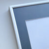 Matte silver aluminum frame - Narrow (9 mm) - A3 (30×42 cm)