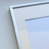 Matte silver aluminum frame - Narrow (9 mm) - A3 (30×42 cm)