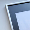 Matte silver aluminum frame - Narrow (9 mm) - A3 (30×42 cm)