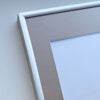 Matte silver aluminum frame - Narrow (9 mm) - A3 (30×42 cm)
