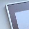 Matte silver aluminum frame - Narrow (9 mm) - A3 (30×42 cm)
