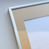 Matte silver aluminum frame - Narrow (9 mm) - A3 (30×42 cm)