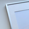 Matte silver aluminum frame - Narrow (9 mm) - A3 (30×42 cm)