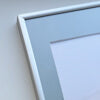 Matte silver aluminum frame - Narrow (9 mm) - A3 (30×42 cm)