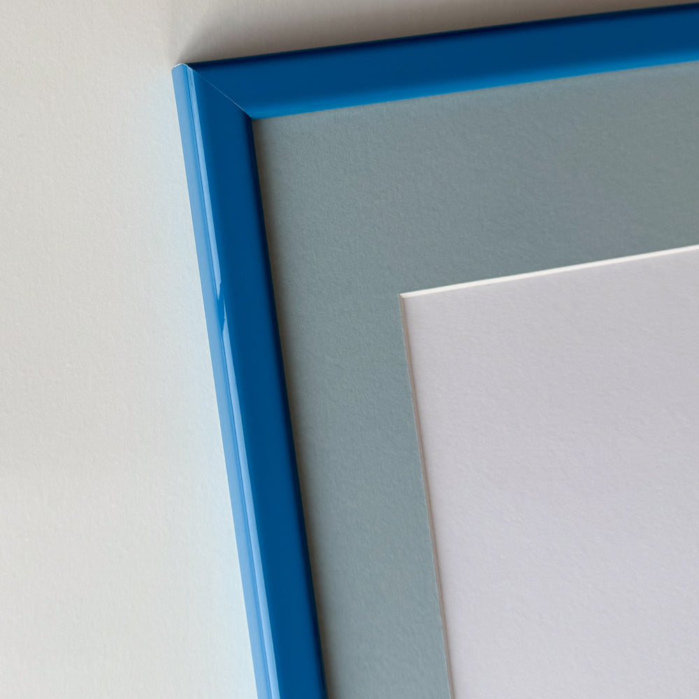 Light blue passepartout