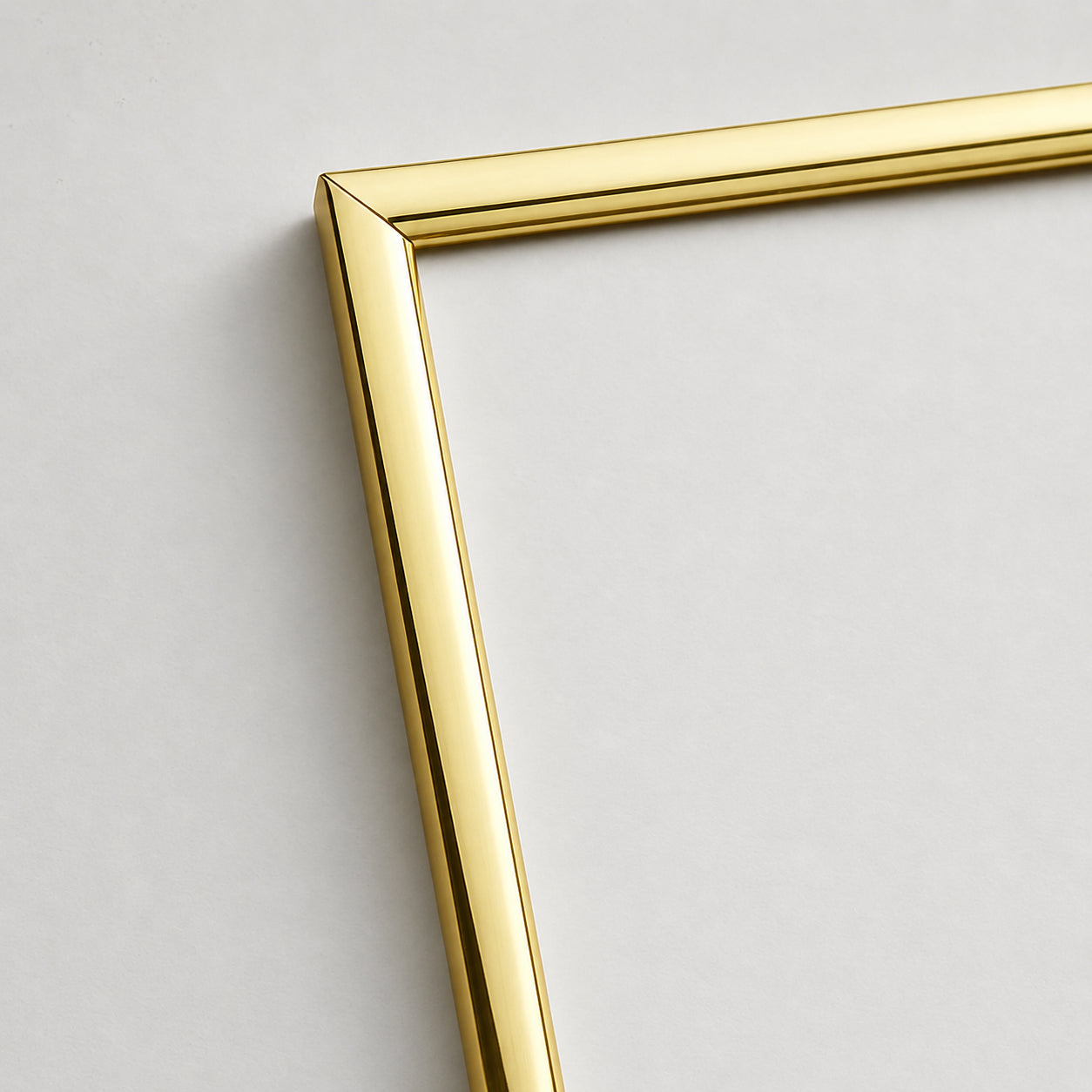 Gold premium aluminum frame - Narrow (6 mm)