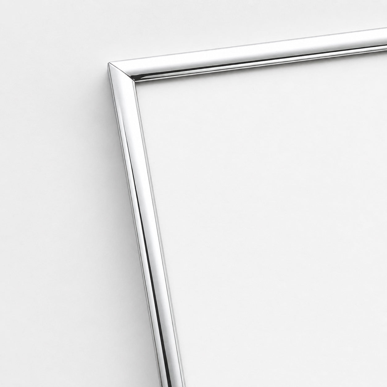 Silver matte premium aluminum frame - Narrow (6 mm)