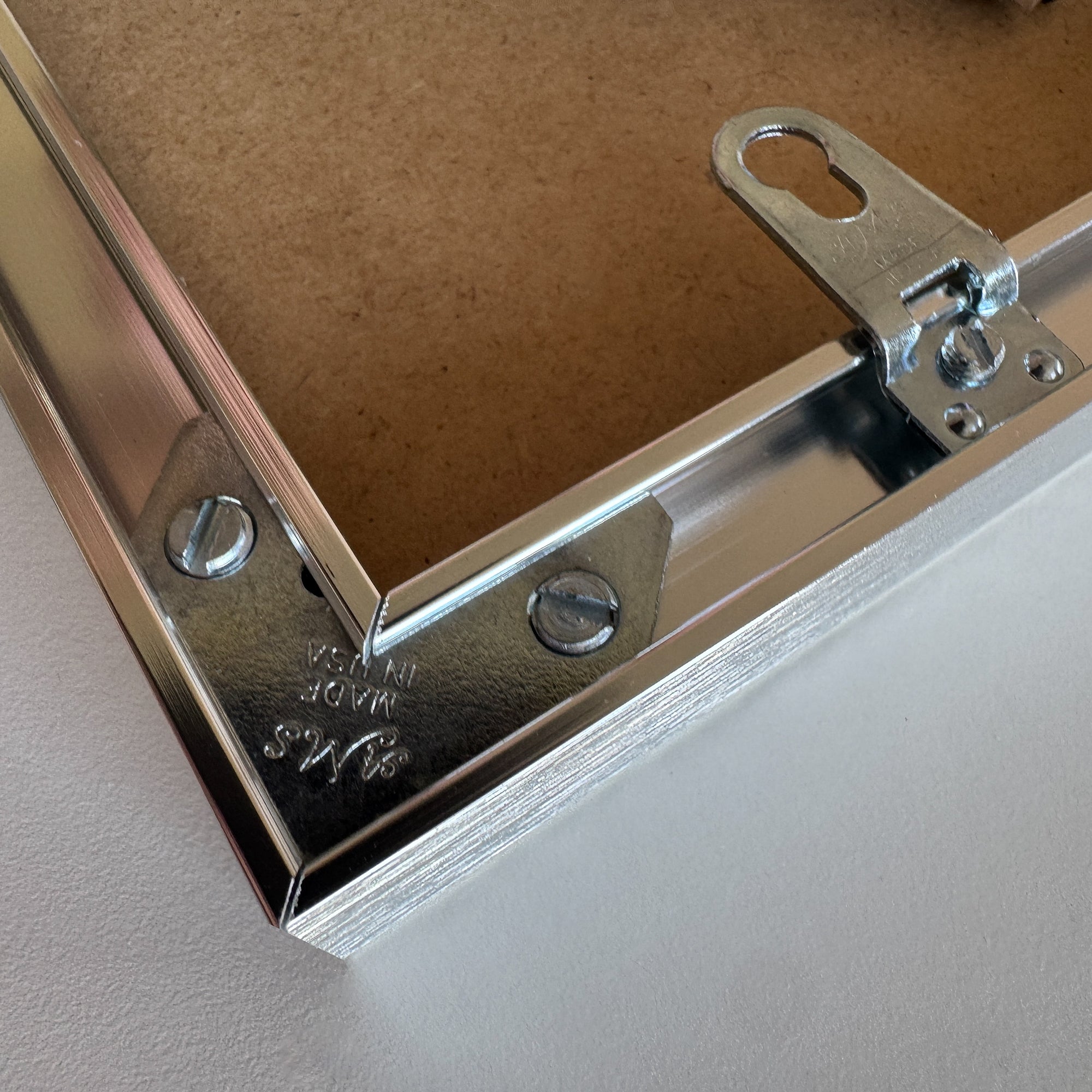 Silver matte premium aluminum frame - Narrow (6 mm)