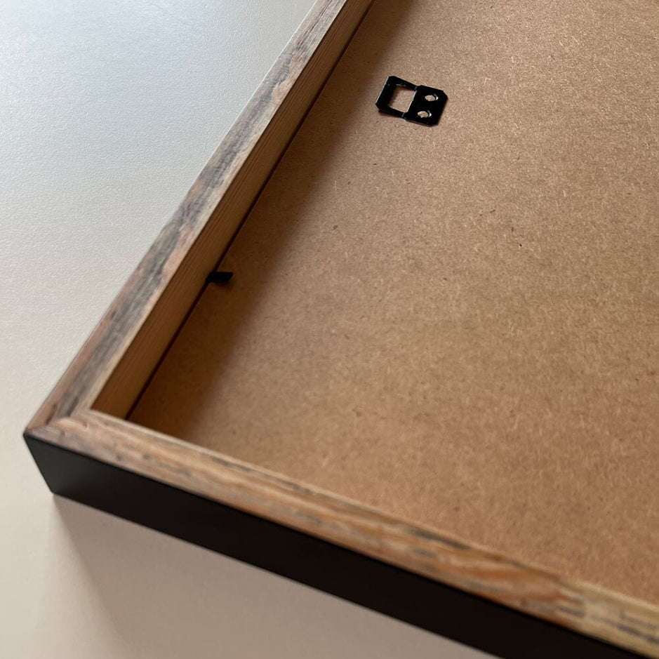 Sort træramme - Smal (15 mm) - 70x100 cm-PlakatKunst