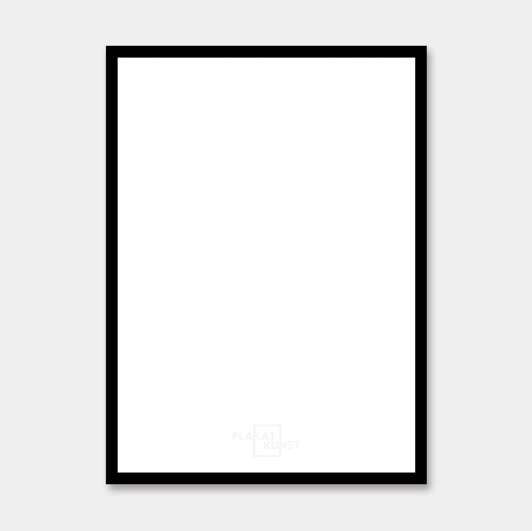 Black wooden frame - Wide (20 mm) - Custom Size