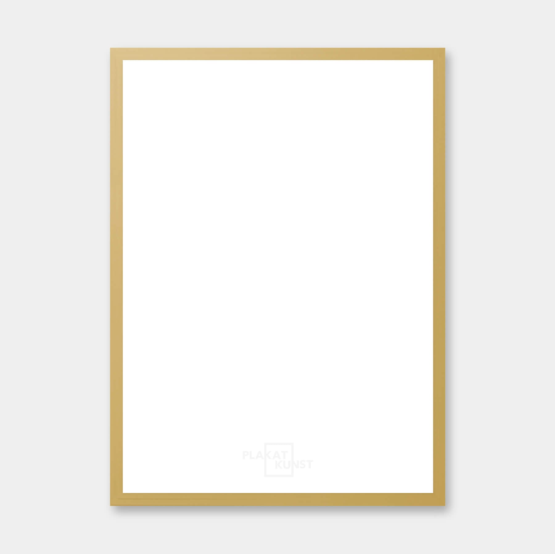 Dark gold wooden frame - Wide (20 mm) - Custom size