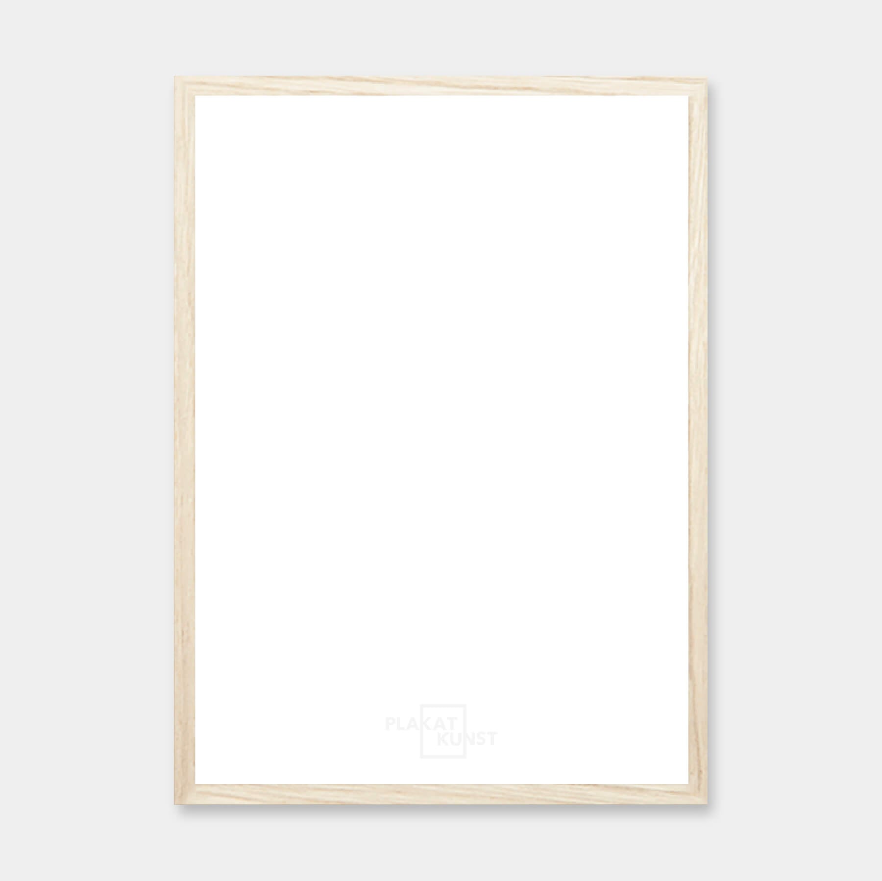 Picture frame in light wood - Wide (20 mm) - Custom Size