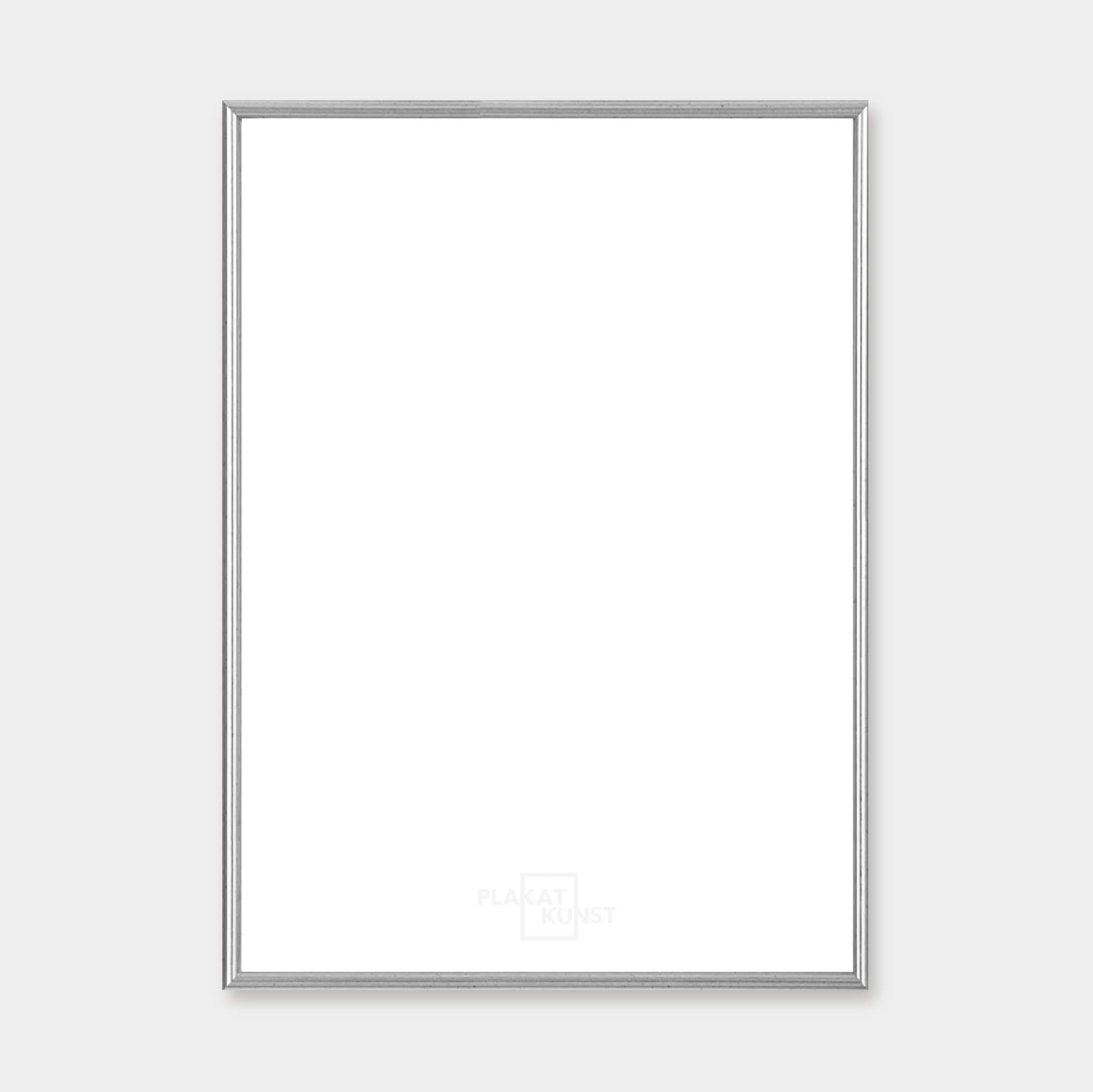 Vintage silver frame - Narrow (16 mm) - Custom size