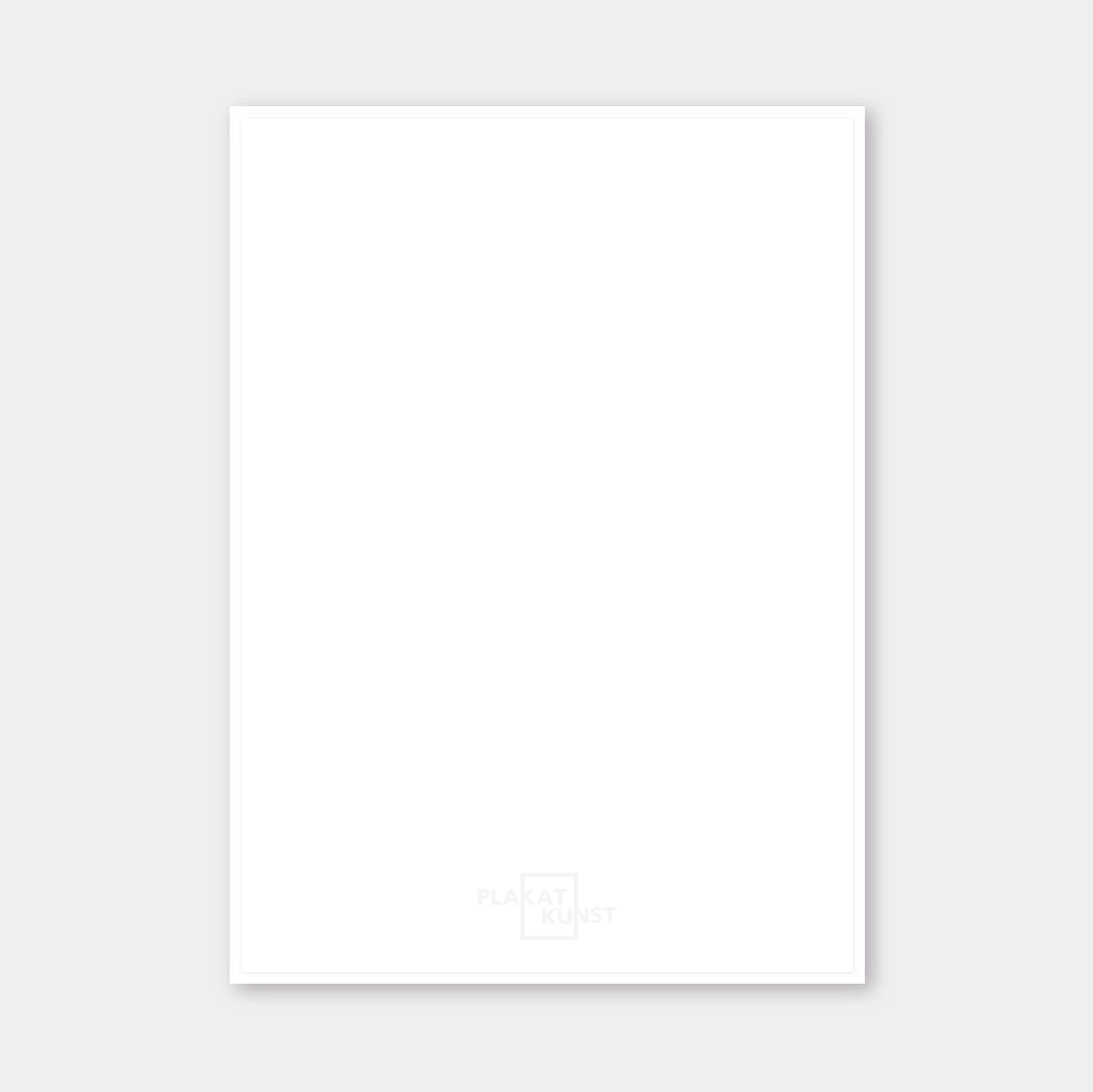 White wooden frame - Narrow (10 mm) - Custom Size