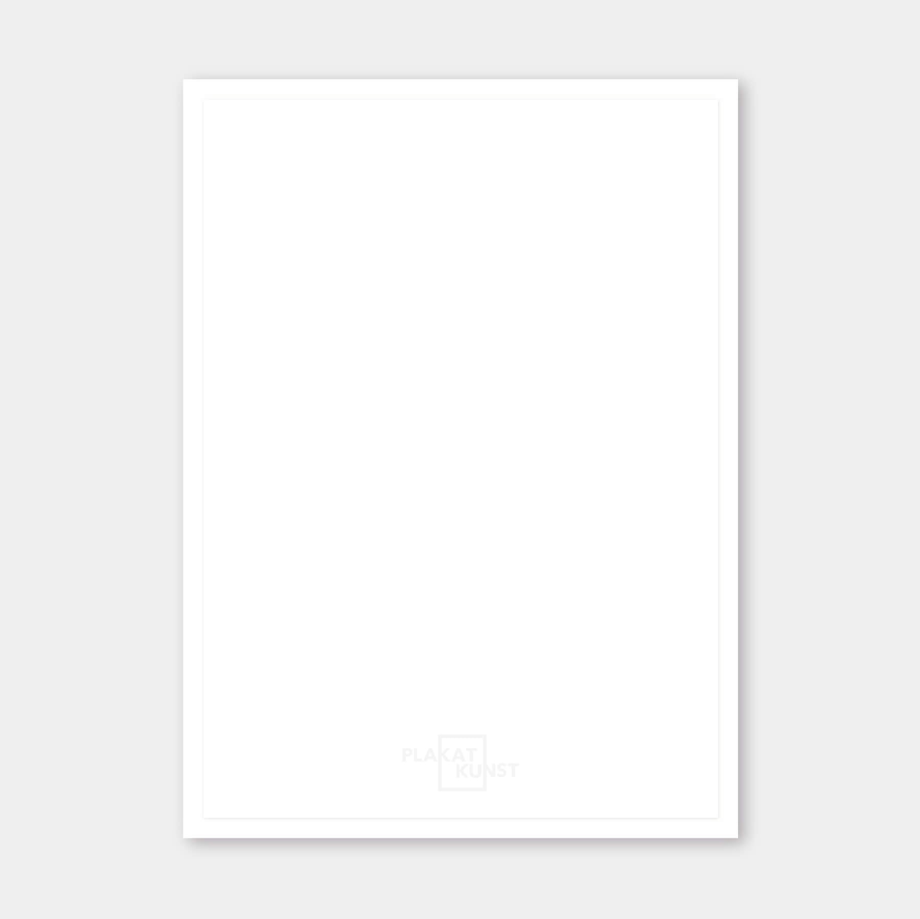 White wooden frame - Wide (20 mm) - Custom Size