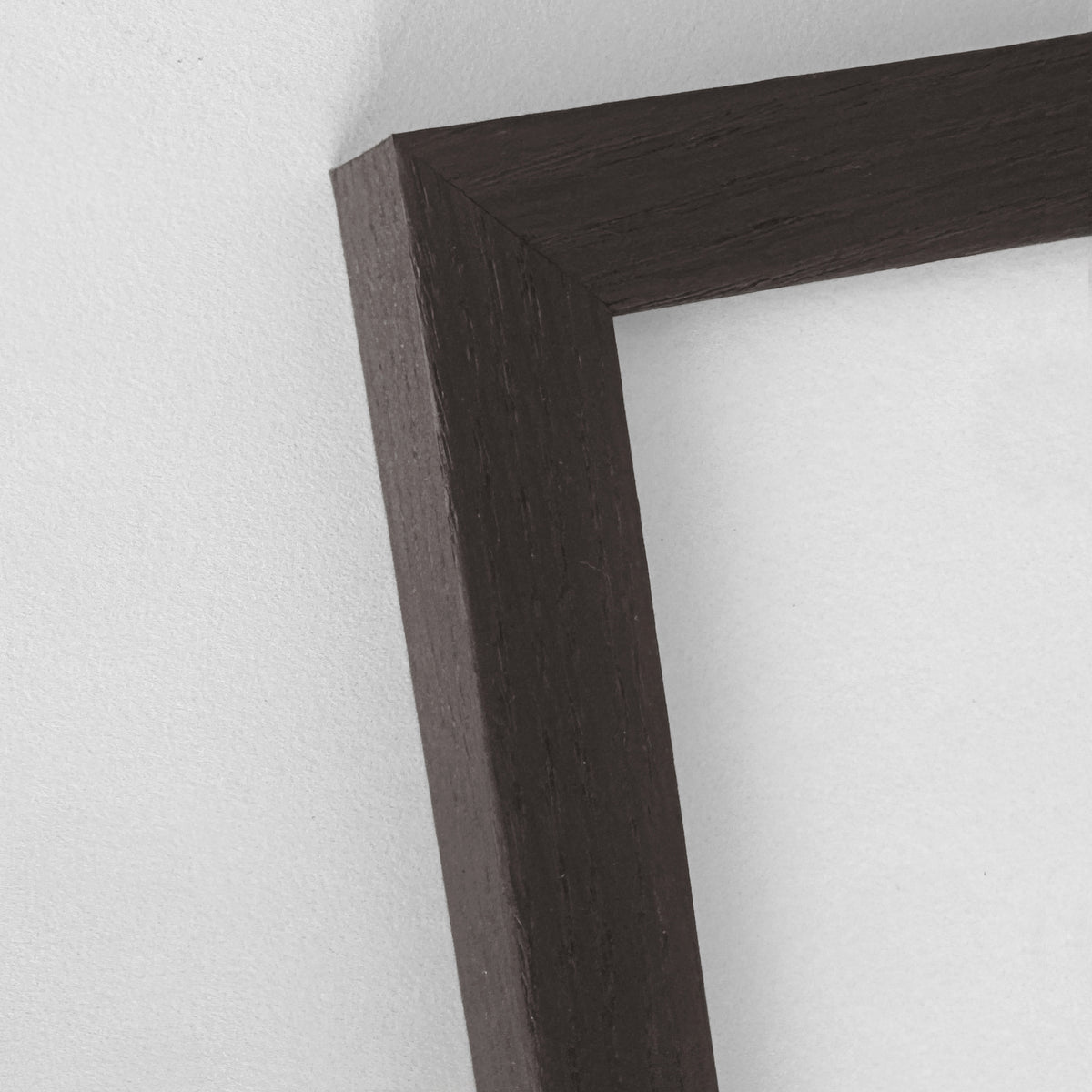 Dark smoked oak wooden frame - Wide (20x20 mm)