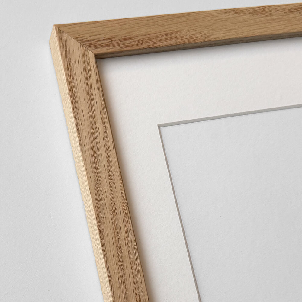 Solid oak frame - Wide (20 mm) - 40x40 cm