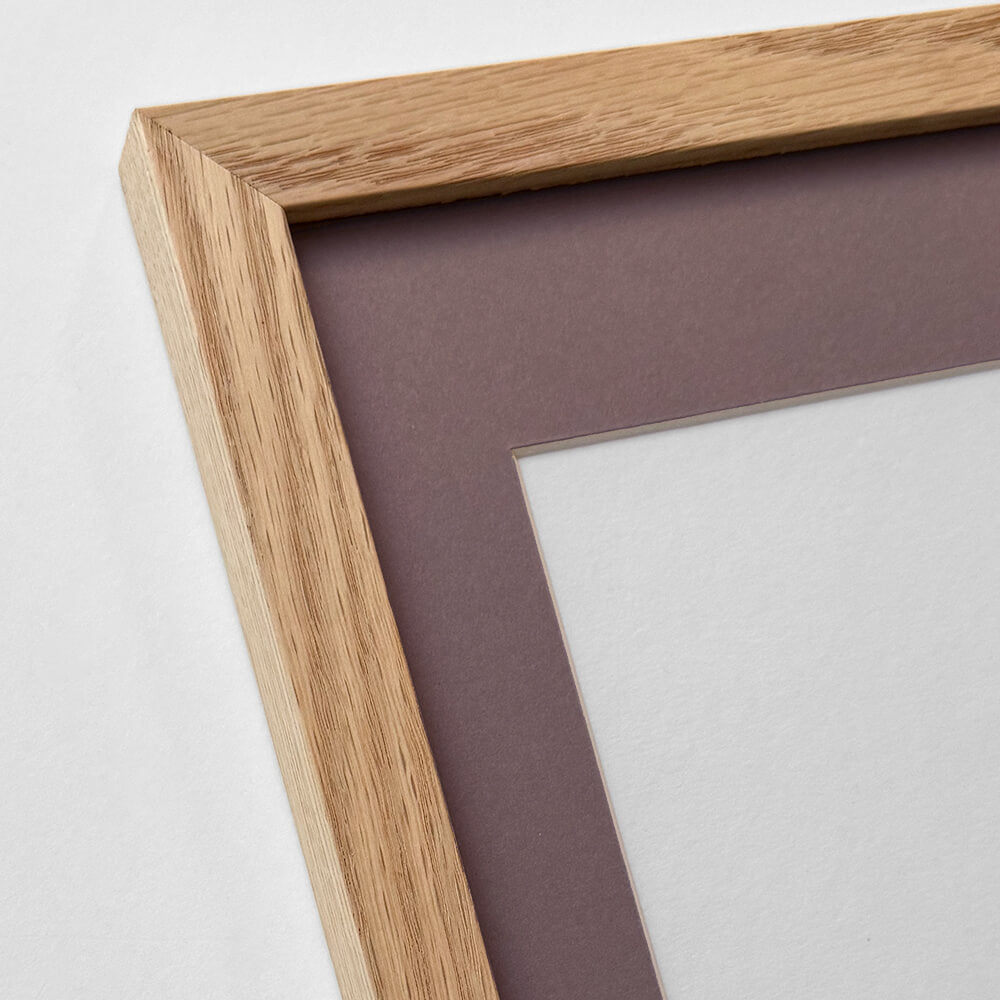 Custom size oak frame - Wide (20 mm)