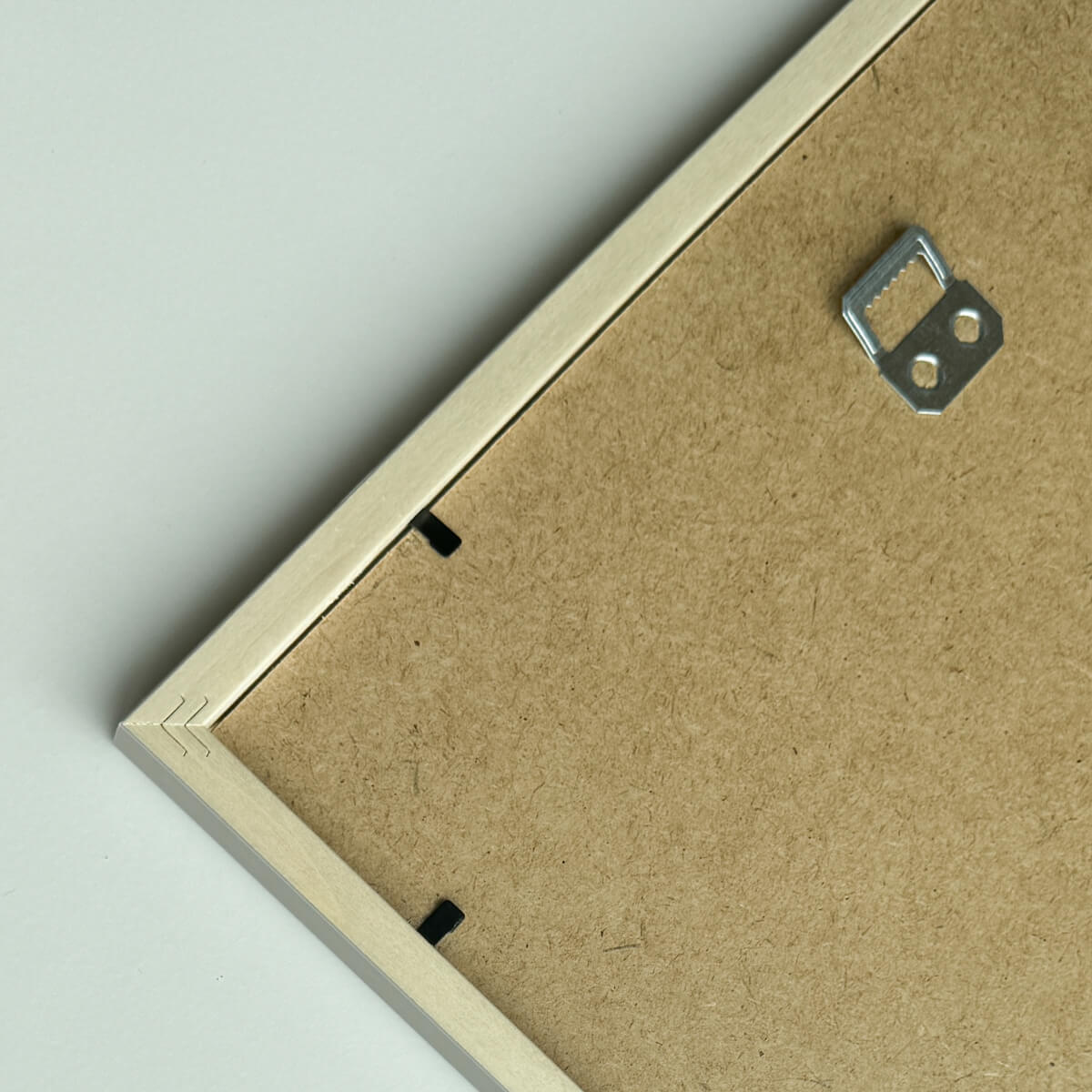 Grey matte wooden frame - Narrow (15 mm) - Custom size