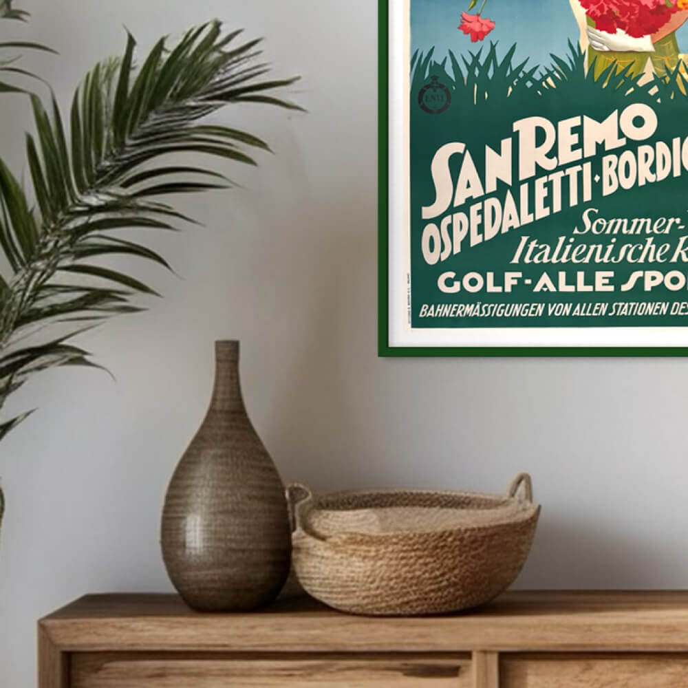 Dark green glossy wooden frame - Narrow (13 mm) - 30×30 cm