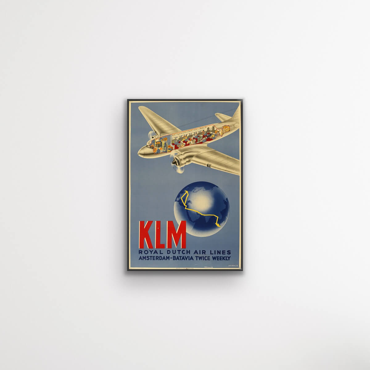 KLM - Amsterdam to Batavia