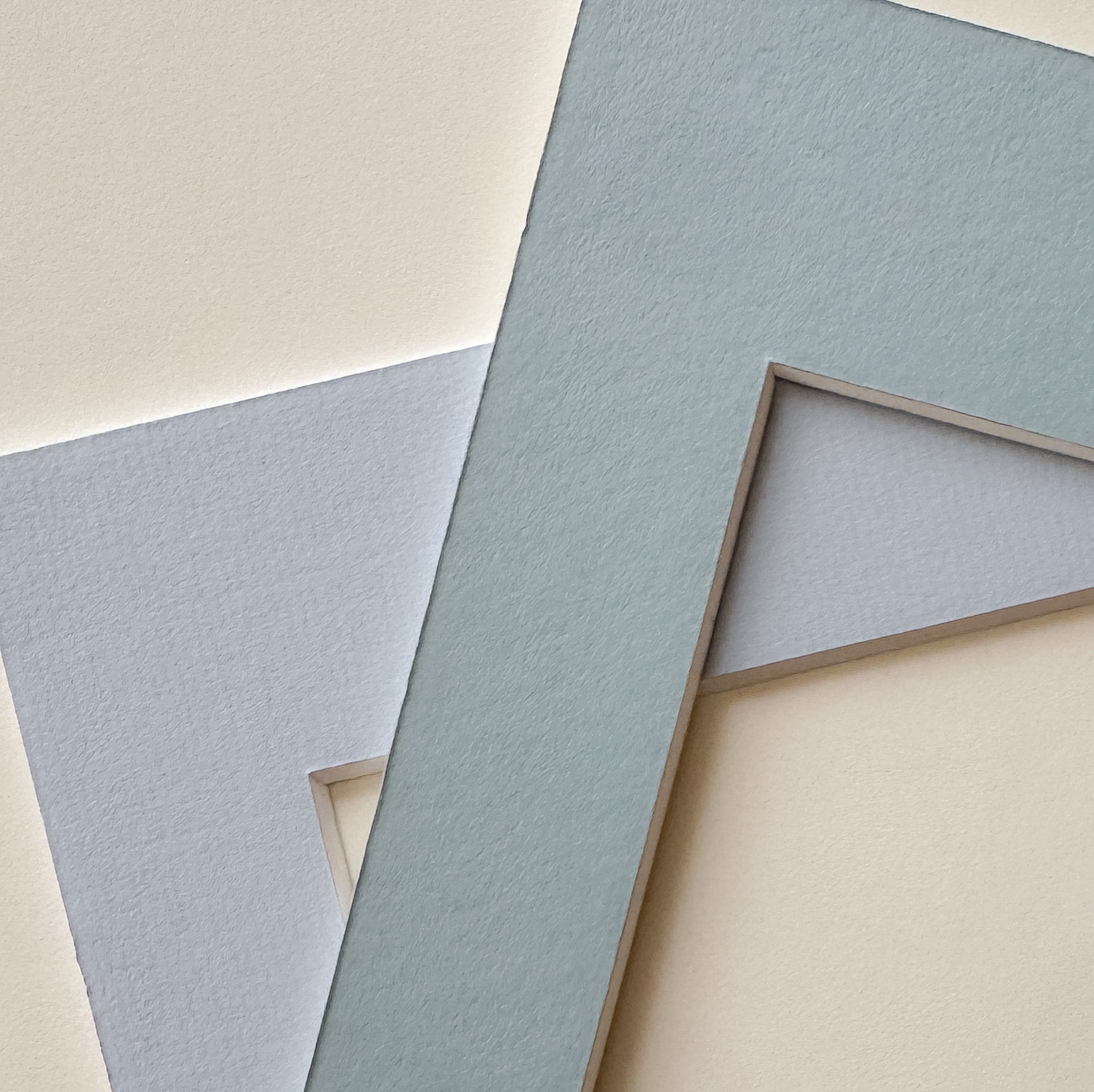 Light blue passepartout