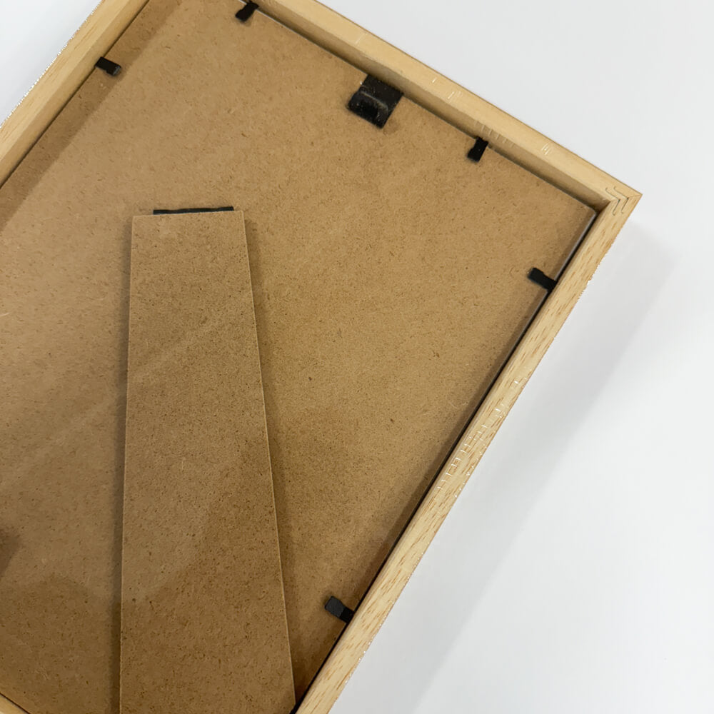 Lilla mat træramme – Smal (15 mm) – A5 (15x21 cm)-PlakatKunst