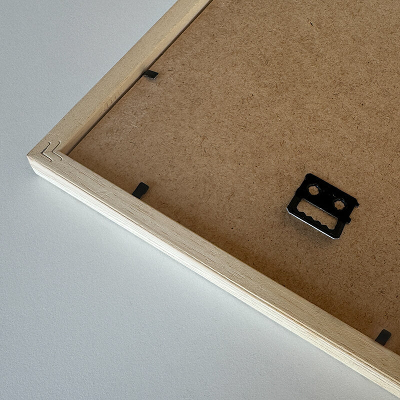 Light oak frame - Narrow (15 mm) - 28x35 cm