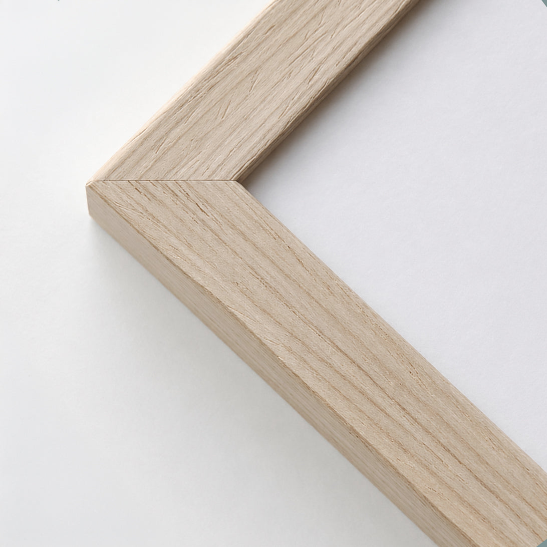 Picture frame in light wood - Wide (20 mm) - Custom Size