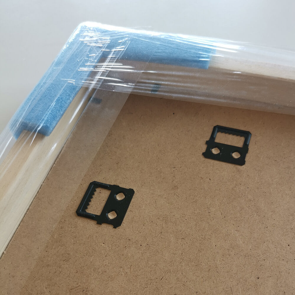 Lys eg træramme - Bred (20 mm) - 70x100 cm-PlakatKunst