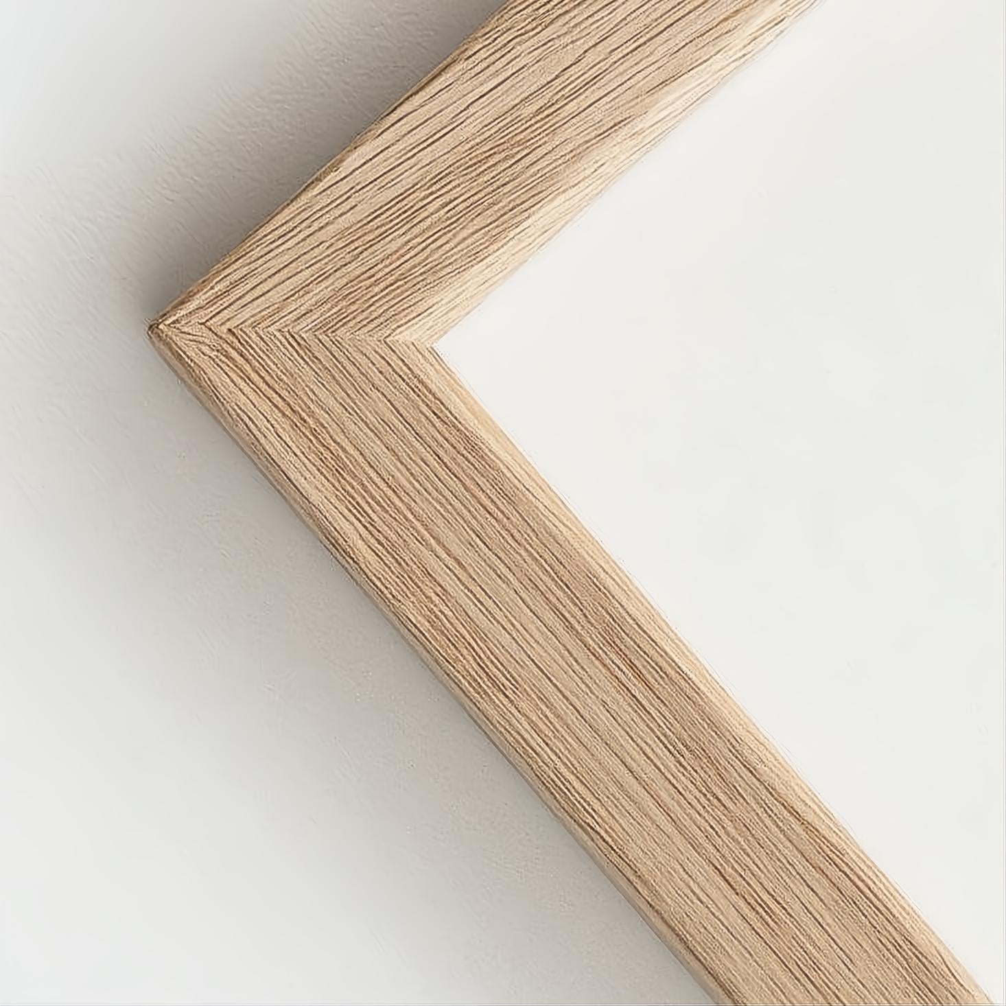 Solid oak frame - Custom size - Narrow (12 mm)