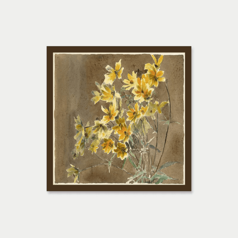 Gul blomst-PlakatKunst