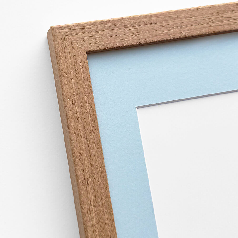Dark oak frame - Wide (20 mm) - 50x50 cm