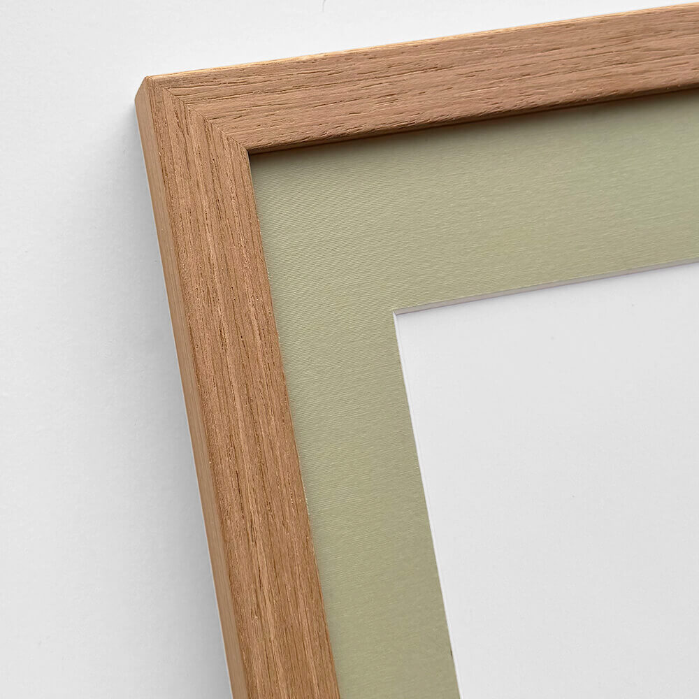 Dark oak frame - Wide (20 mm) - 50x50 cm