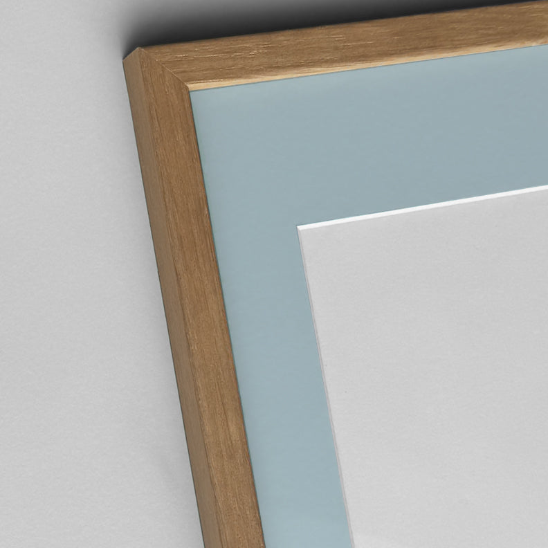Dark oak frame - Narrow (12 mm) - 30x30 cm