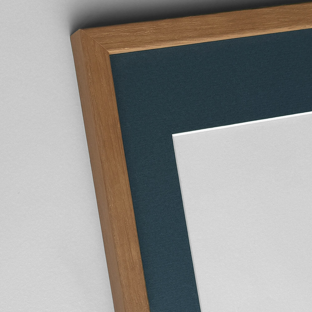 Dark oak frame - Narrow (12 mm) - 30x30 cm