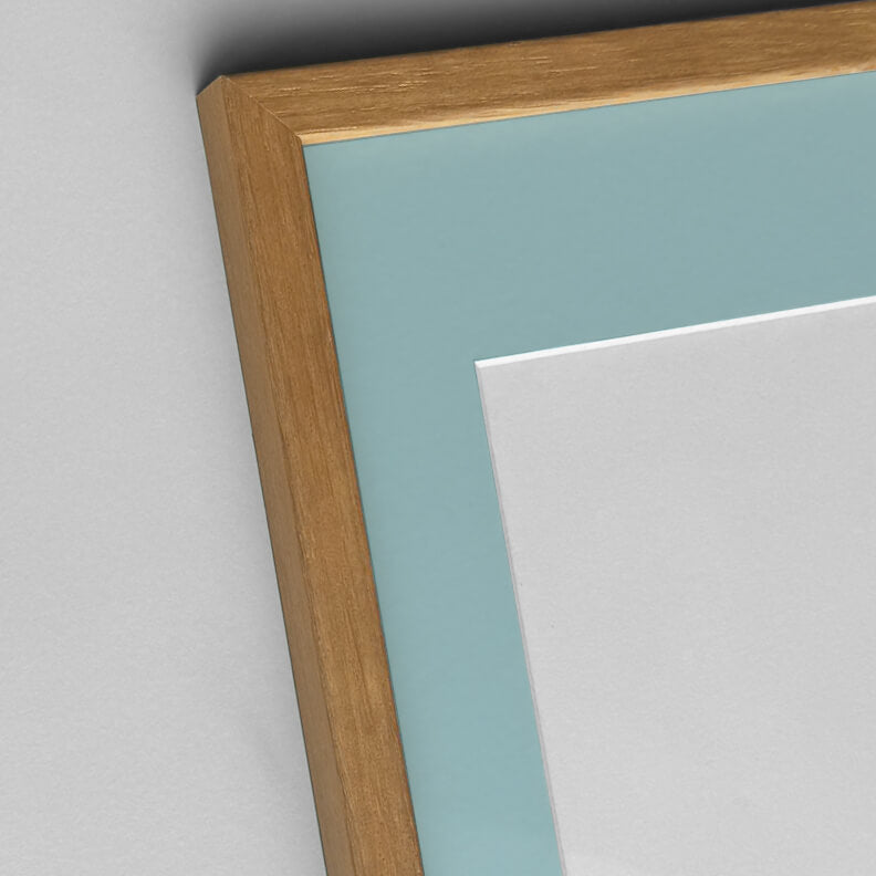 Dark oak frame - Narrow (12 mm) - 60x60 cm