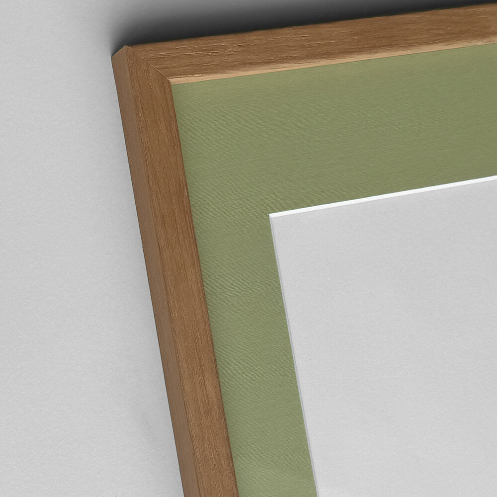Dark oak frame - Narrow (12 mm) - A5 (15x21 cm)
