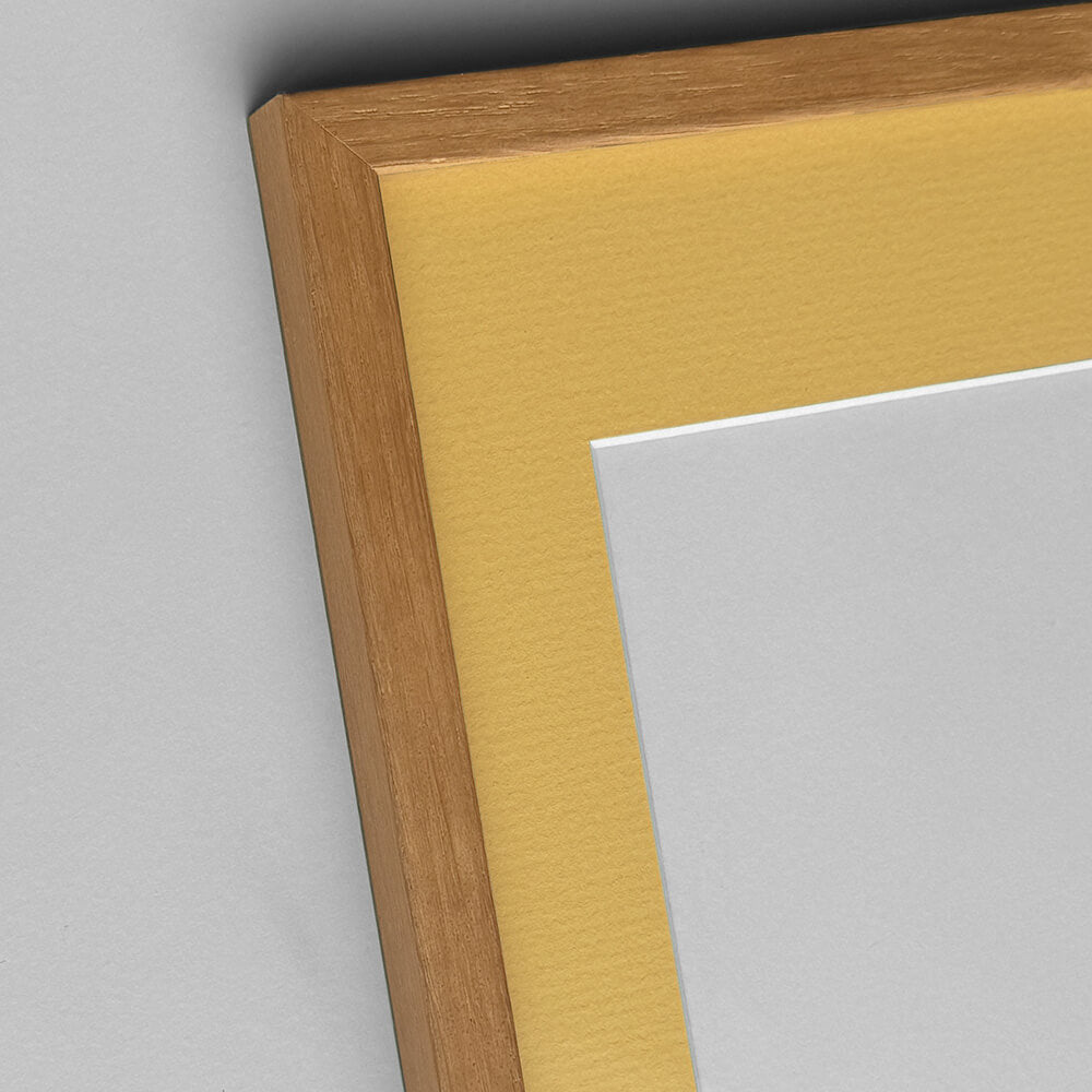 Dark oak frame - Narrow (12 mm) - 30x30 cm