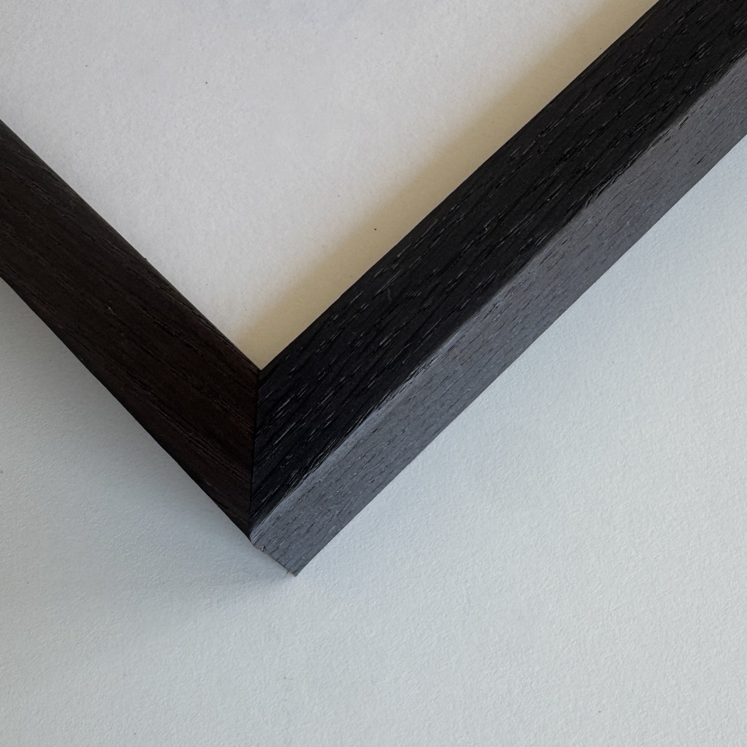 Dark smoked oak wooden frame - Wide (20 mm) - 100x140 cm